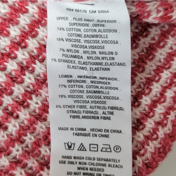 MOTH Anthropologie Striped Rib Knit Sweater Tank Top M - Picture 7 of 15